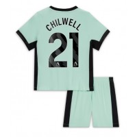 Chelsea Ben Chilwell #21 Rezervni Dres za djecu 2023-24 Kratak Rukav (+ Kratke hlače)
